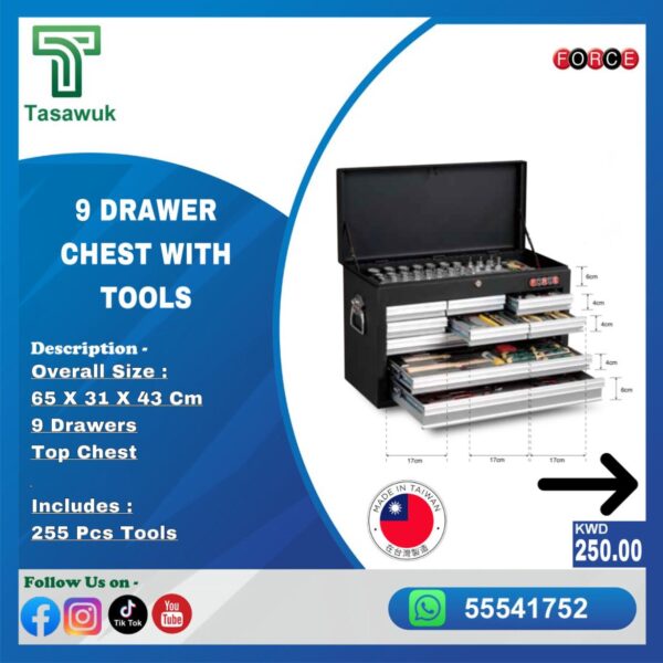 Force Drawer Chest with Tools