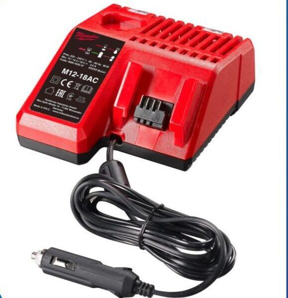 AC Car charger for Milwaukee battery