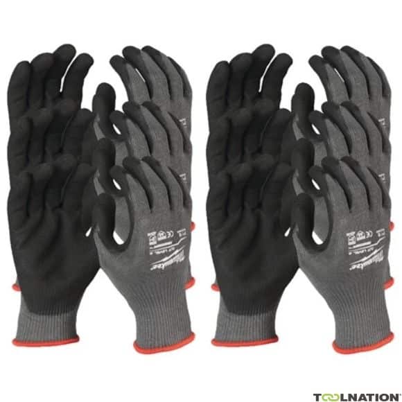 4932471623 12 Pack Cut Level 5 Dipped Gloves - Image 1