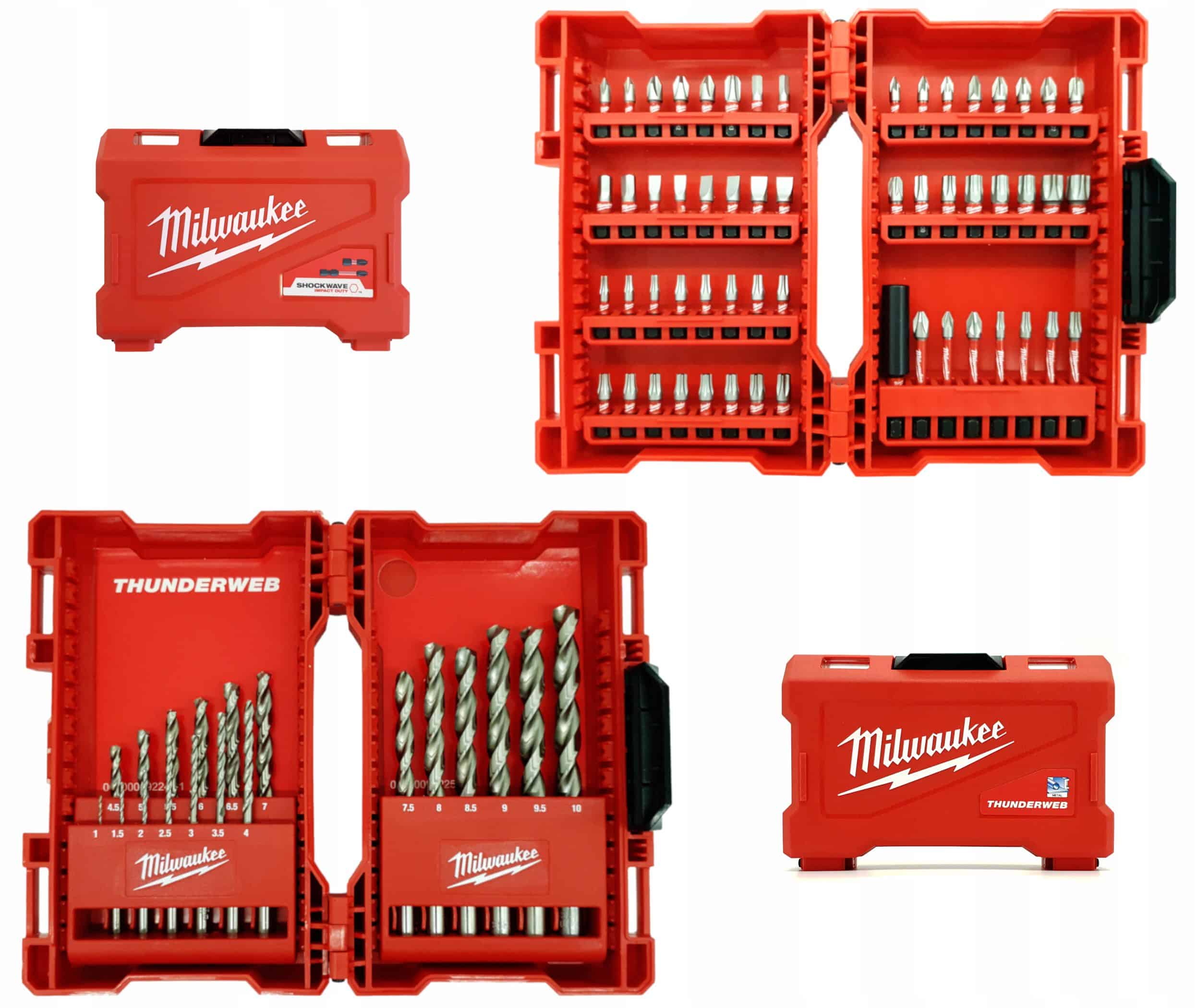 4932478901 Milwaukee 75 pcs Screw Bits + Drill Bits Set - Image 1