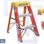Compact and sturdy Fiberglass Step Stool 2ft