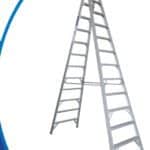 Heavy Duty Aluminium Ladder - 3.6 m, 12 Steps