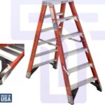 Dual-sided 5-step Fiberglass Ladder