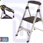 Aluminium 2-Step Ladder with Tools Holder for Home Use