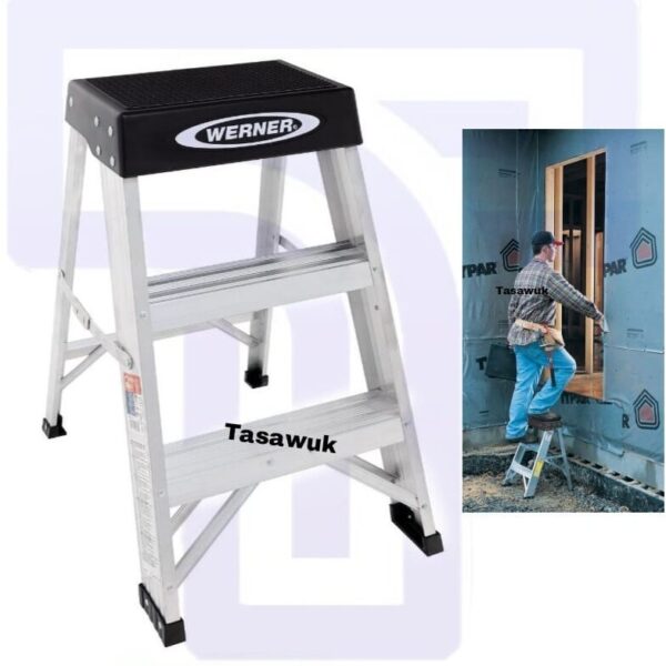 Lightweight Aluminium Step Stool 2ft