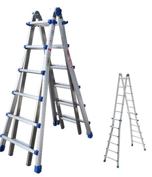 6.3m Equipe Ladder, 12+12 steps, high quality