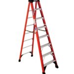 8-Step Fiberglass Ladder for Safe and Stable Use