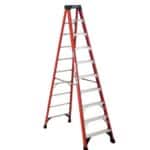 Heavy Duty Fiberglass Ladder - 10ft, 10 Steps