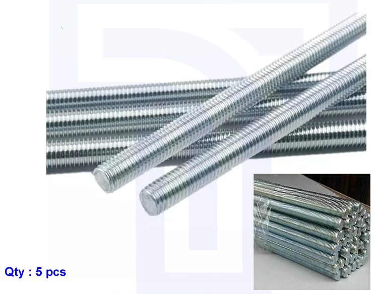IMG_2600 Galvanized Threaded Bar - 5pcs - Image 1