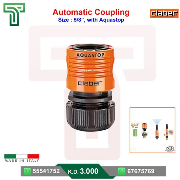 Automatic Coupling with Aquastop