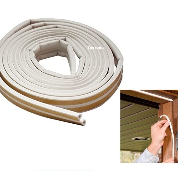 Auto Rubber Window Seal (5.2m) - Blocks Drafts & Creates Weatherproof Seal