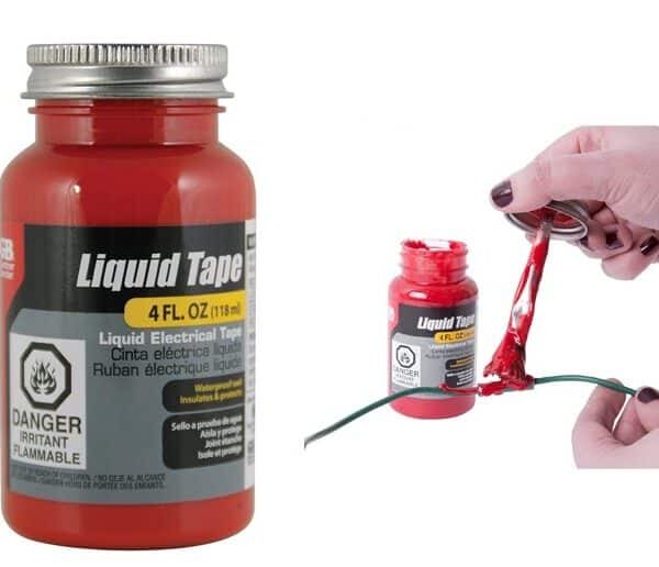 Red Liquid Electrical Tape