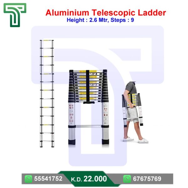 Compact Aluminium Telescopic Ladder