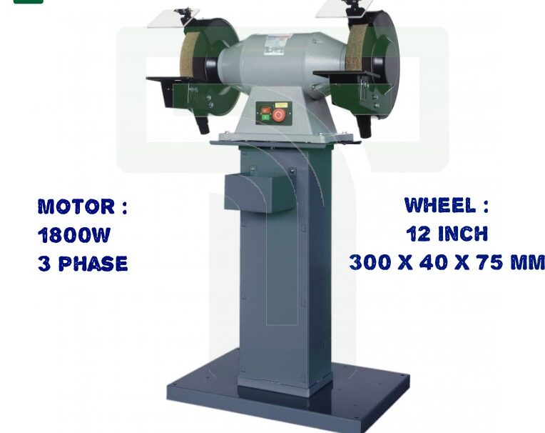 IMG_6436 Industrial Bench Grinder with Stand - Image 1