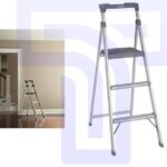 Lightweight 3-step folding stool for easy access