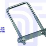 Square U-Bolt Galvanized