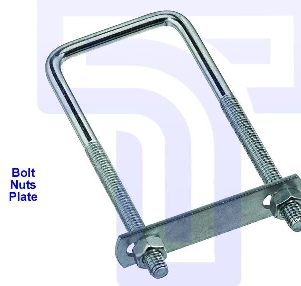 Square U-Bolt Galvanized
