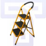 Steel Ladder Yellow - 3 Steps