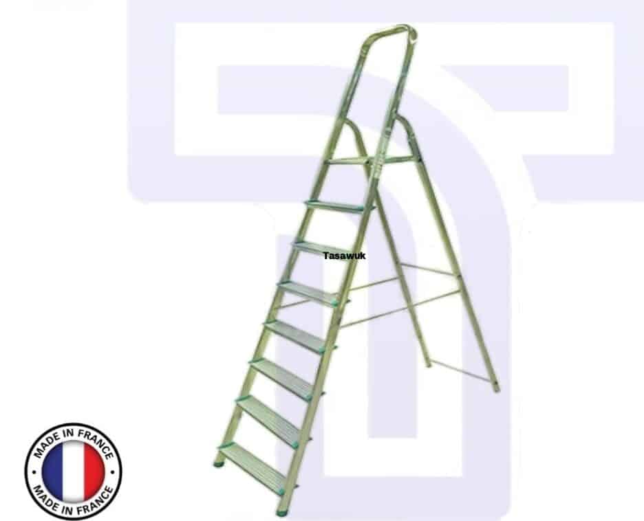 Aluminium Domestic Ladder 8 Steps Made in France
