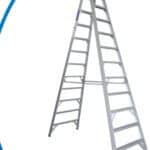 Heavy Duty Aluminium Ladder - 4.2m, 14 Steps