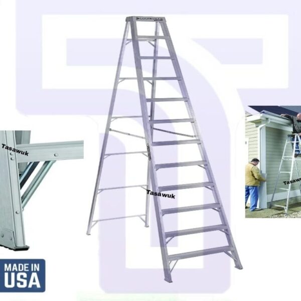 Professional-grade Aluminium Step Ladder 12ft