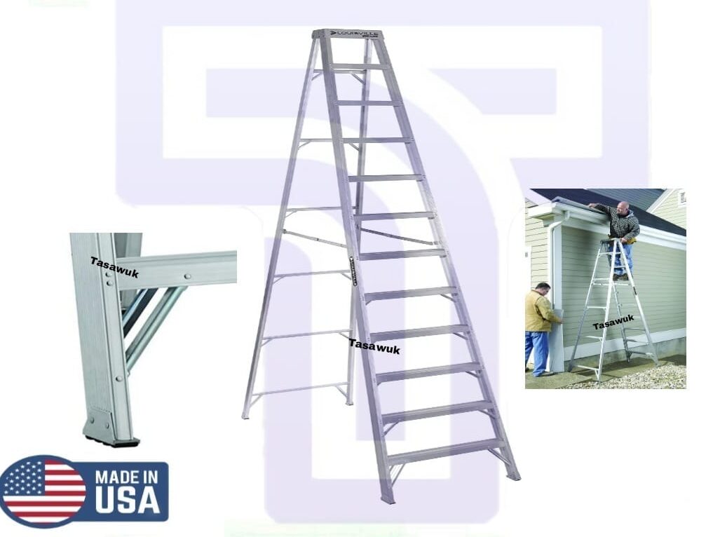 Professional-grade Aluminium Step Ladder 12ft