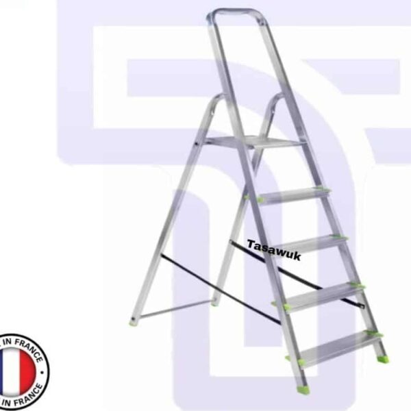 Aluminium Domestic Ladder 6 ft Made in France