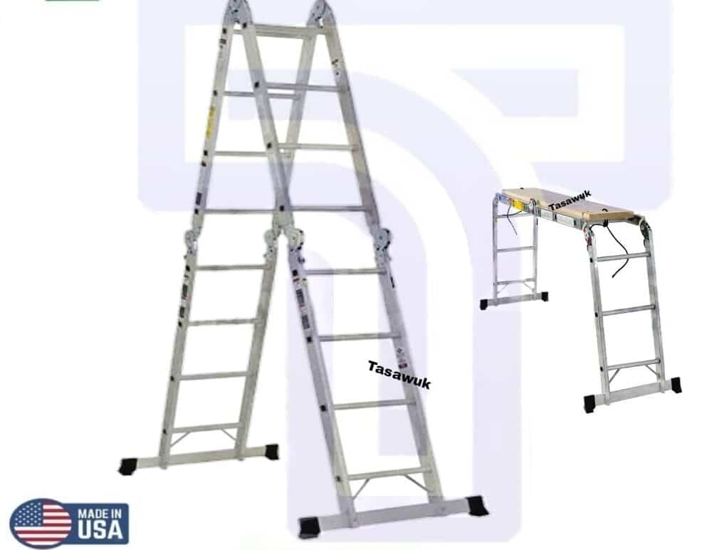Lightweight and Durable Aluminium Ladder 8ft USA