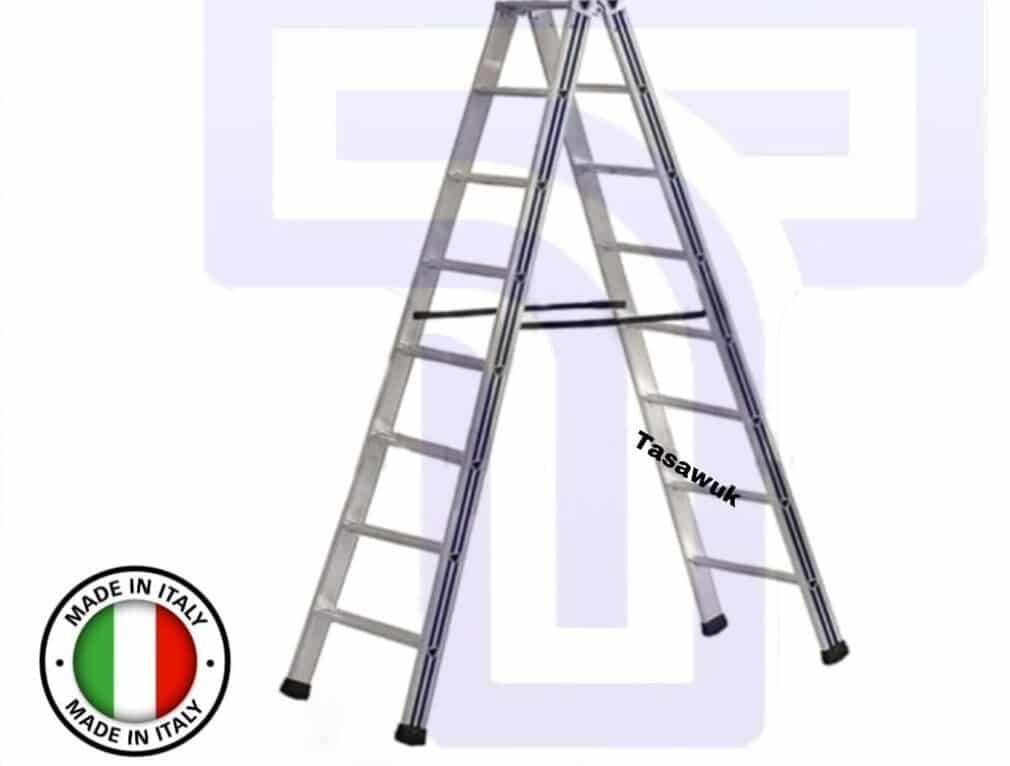 Italian-made Double Climb Ladder for stability