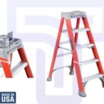 5ft Fiberglass Step Ladder with 4 Steps