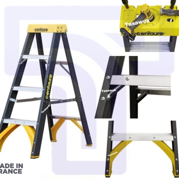 Heavy Step Ladder - 3+1 Steps, Made in France