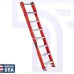 8-Step Fiberglass Shelf Ladder