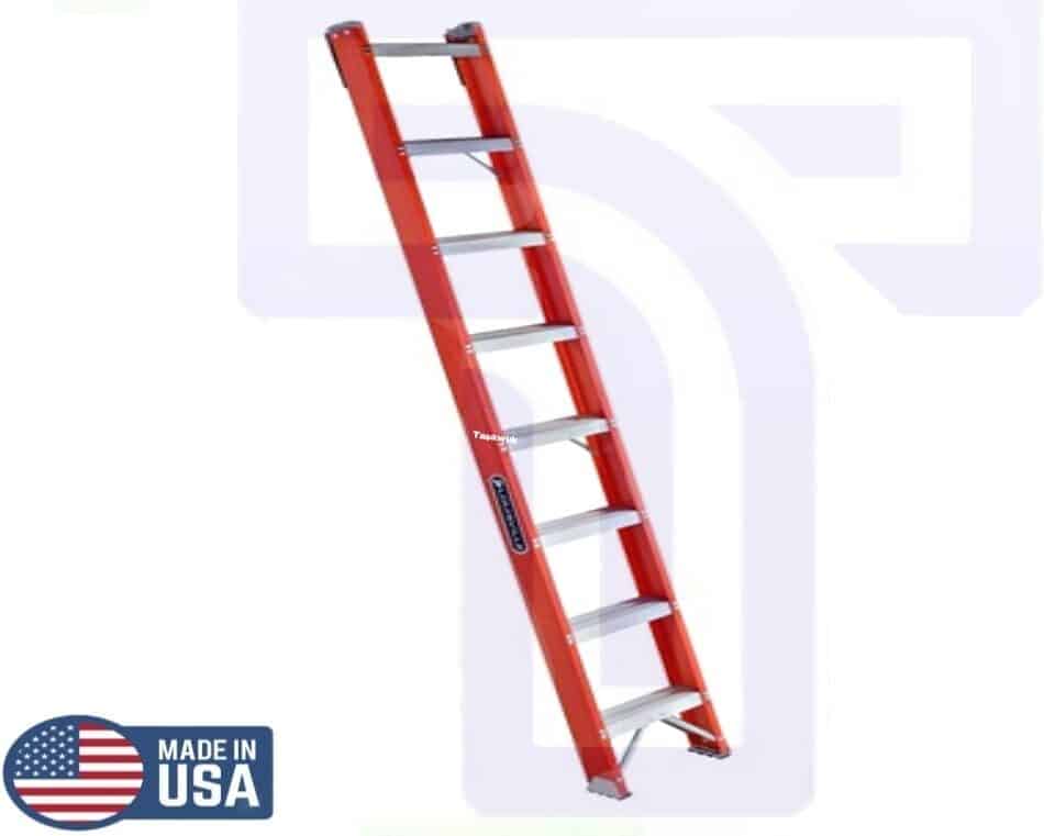 8-Step Fiberglass Shelf Ladder