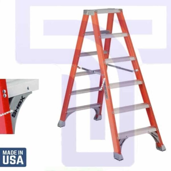 Reliable 6ft Fiberglass Step Ladder for all projects