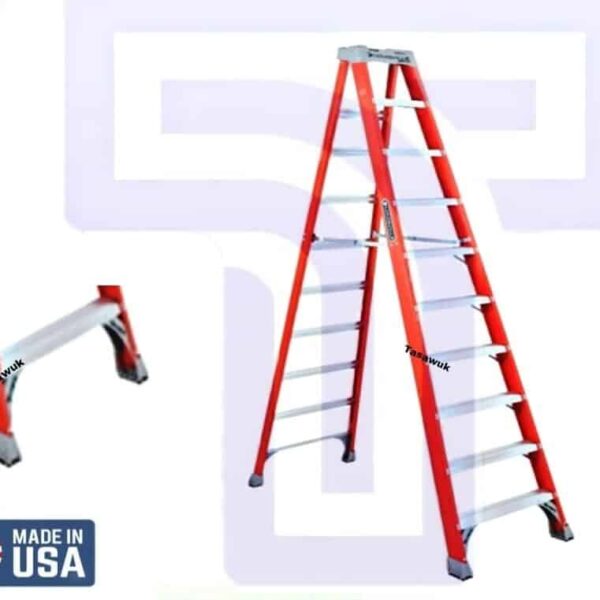 Professional-grade 10ft Fiberglass Step Ladder