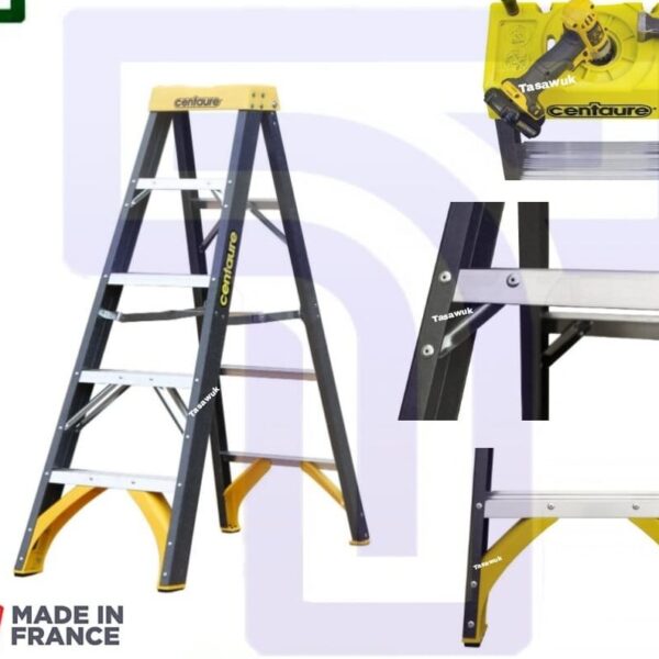 Heavy Step Ladder - 4+1 Steps, Made in France