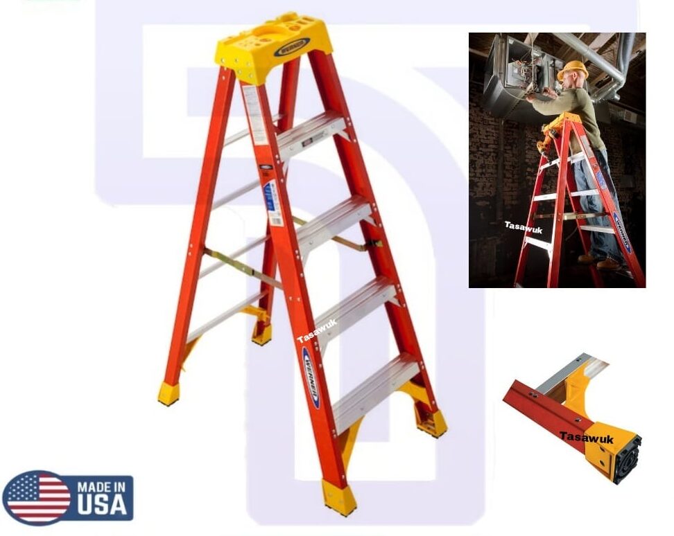 5ft Fiberglass Step Ladder with 4 steps