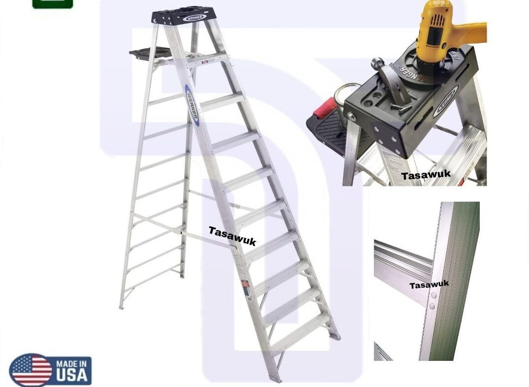 Heavy-duty 10ft Aluminium Step Ladder