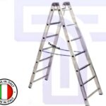 Reliable 3-meter ladder for safe climbing, Made in Italy