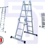 French-made 4.8m ladder with adjustable configurations