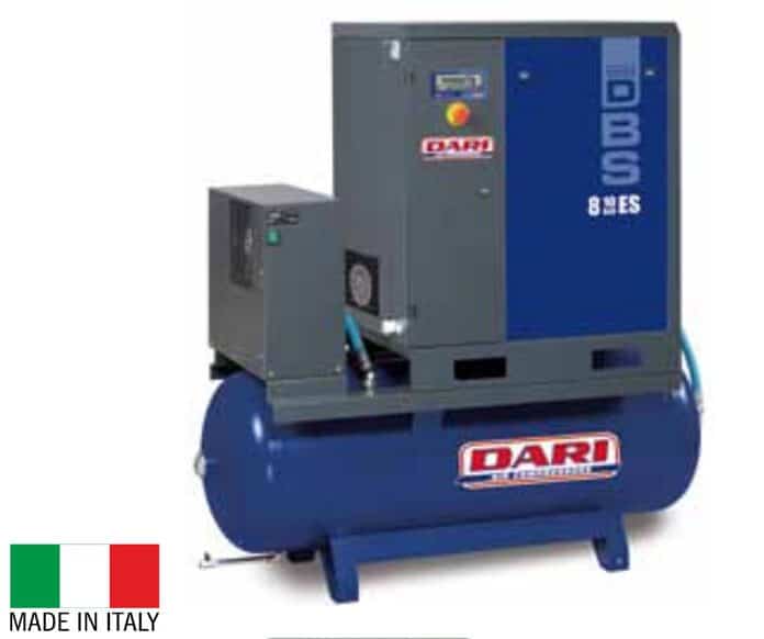 500 ltr screw compressor with dryer