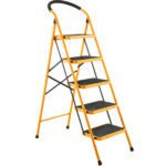 Durable 5-Step Steel Ladder for Safe Use