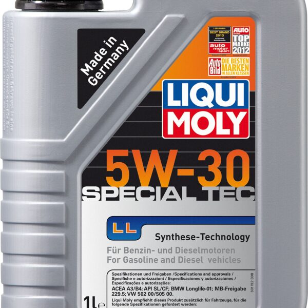 Liqui Moly 5w30 Special Tec Oil (5L): Long-Lasting Protection for Asian and American Cars in Kuwait