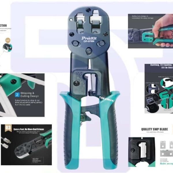 End Pass Through Professional Crimper