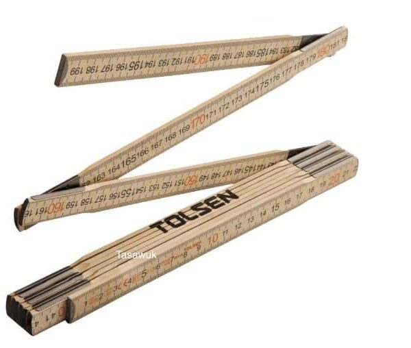 WOOD FOLDING RULER