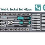 1/4" Metric Socket Set