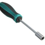 Nut driver with rubber grip