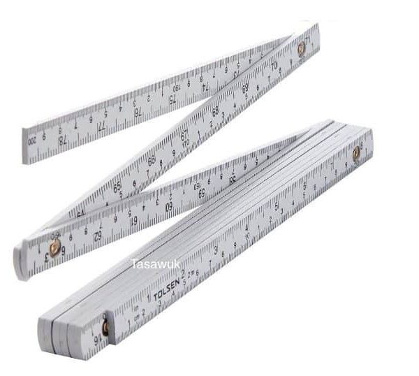 PLASTIC FOLDING RULER