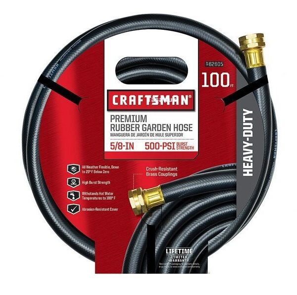 heavy duty rubber garden hose for watering
