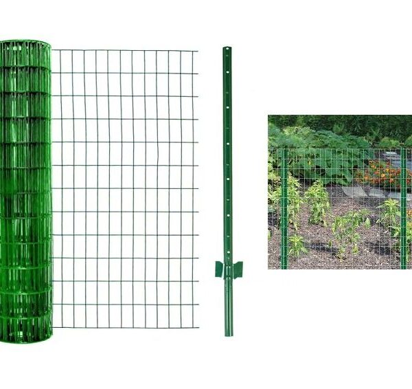 Garden Fence with Posts